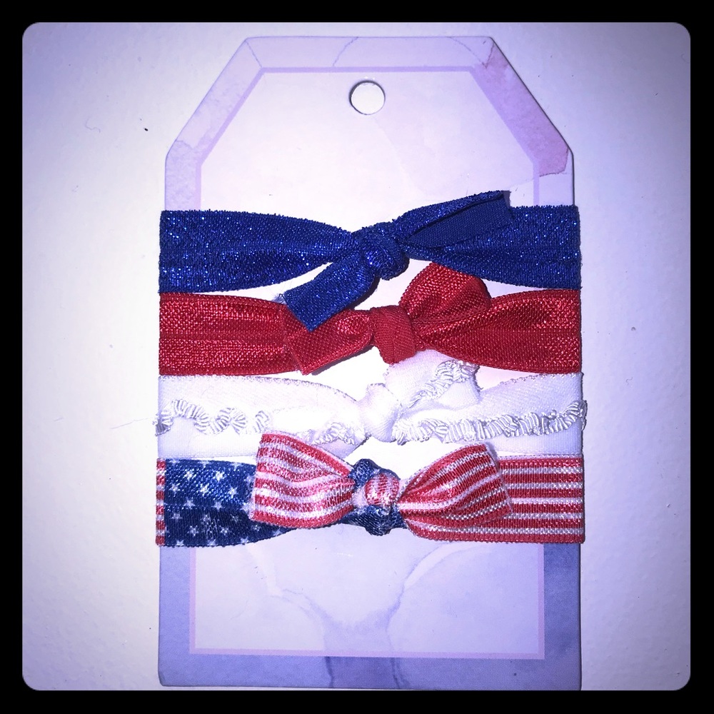 FOE Ribbon Hair-Tie Gift Tag 🎀🇺🇸🏷